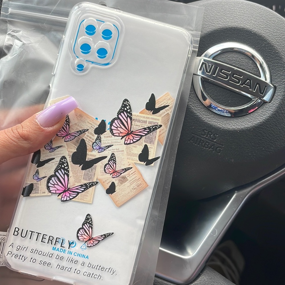 Butterfly quote phone case